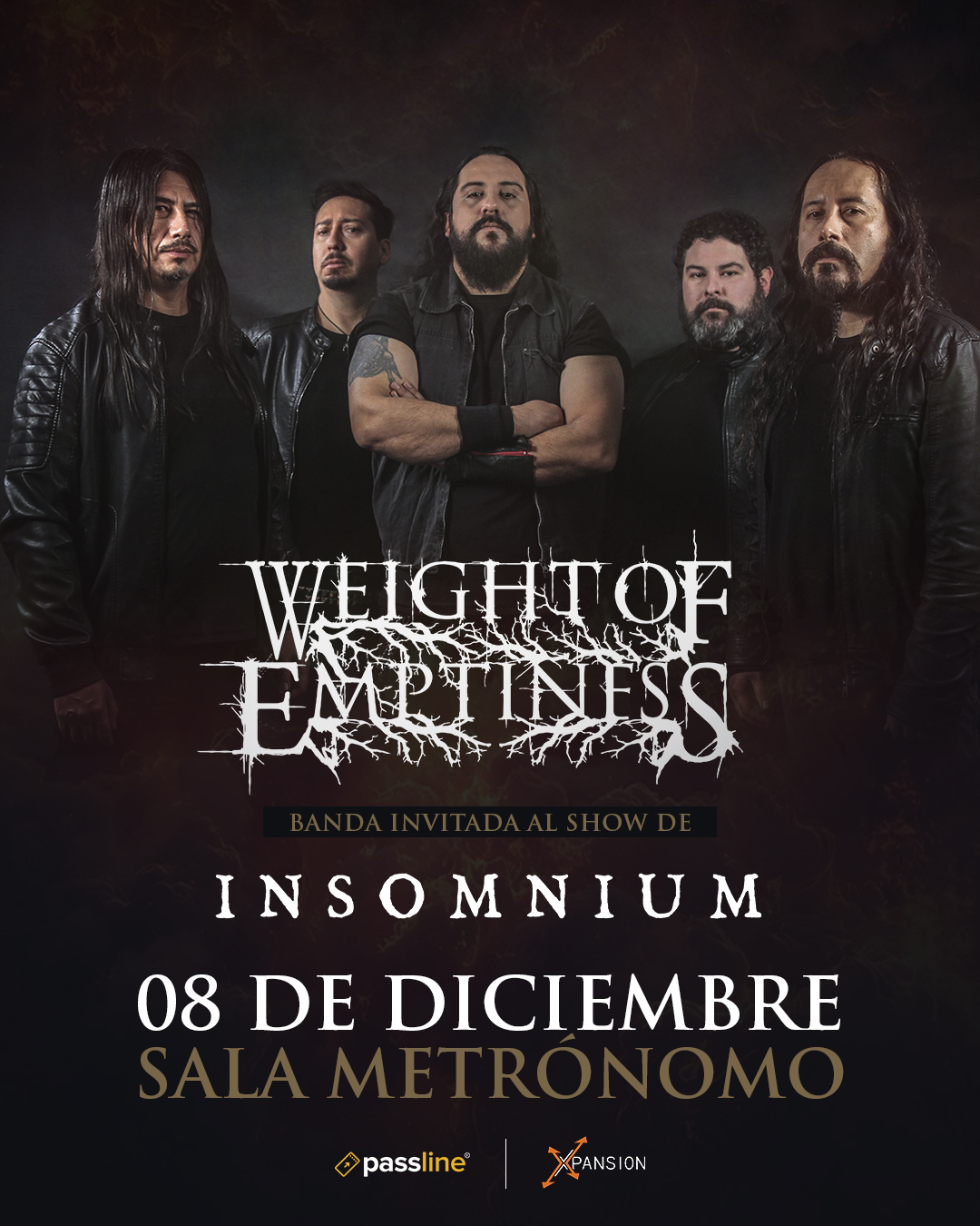 Weight Of Emptiness y Decessus se suman al debut de Insomnium en Chile 
